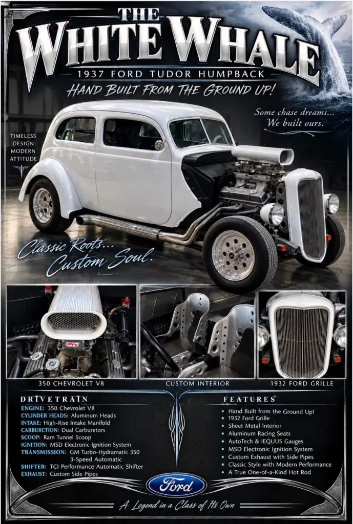 The White Whale, 1937 Ford Tudor Humpback story board